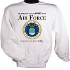 Personalized Proud To Serve Military Sweatshirt